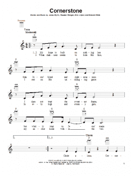 page one of Cornerstone (Ukulele)