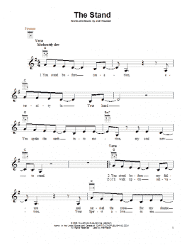 page one of The Stand (Ukulele)