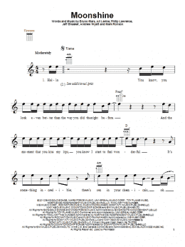 page one of Moonshine (Ukulele)