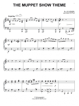 page one of The Muppet Show Theme (Piano Solo)