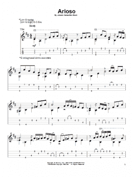 page one of Arioso (Ukulele)