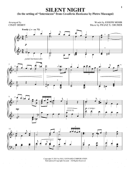 page one of Silent Night (Piano Solo)