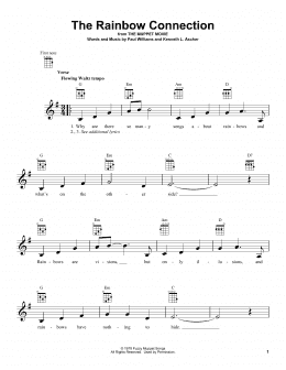 page one of The Rainbow Connection (Ukulele)