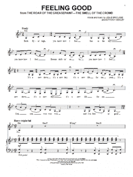 page one of Feeling Good (Piano & Vocal)