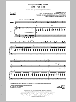 page one of The Walker (SAB Choir)