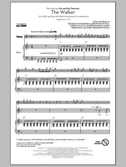 page one of The Walker (SATB Choir)