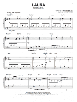 page one of Laura [Jazz version] (arr. Brent Edstrom) (Piano Solo)