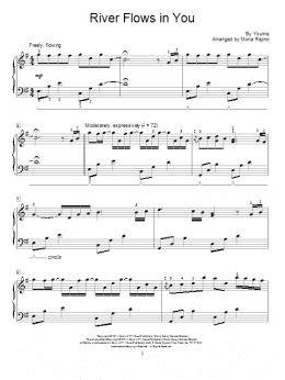 page one of River Flows In You (Educational Piano)