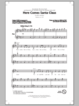 page one of Here Comes Santa Claus (Right Down Santa Claus Lane) (SSA Choir)