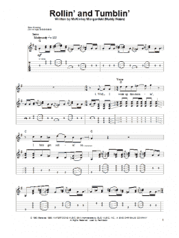 page one of Rollin' And Tumblin' (Guitar Tab (Single Guitar))