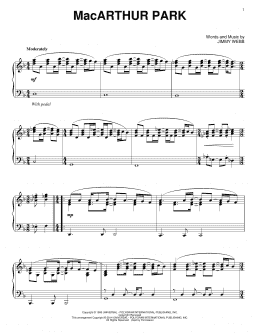 page one of MacArthur Park (Piano Solo)