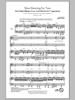 page one of Can't Help Falling In Love (SSA Choir)