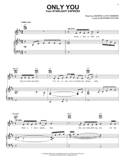 page one of Only You (Piano, Vocal & Guitar Chords (Right-Hand Melody))