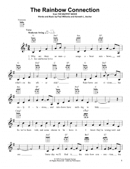 page one of The Rainbow Connection (Ukulele)