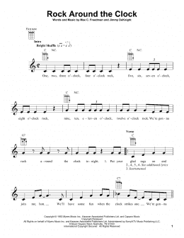 page one of Rock Around The Clock (Ukulele)