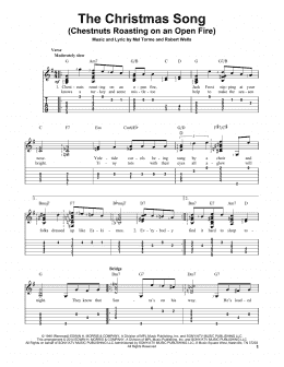 page one of The Christmas Song (Chestnuts Roasting On An Open Fire) (Easy Guitar Tab)