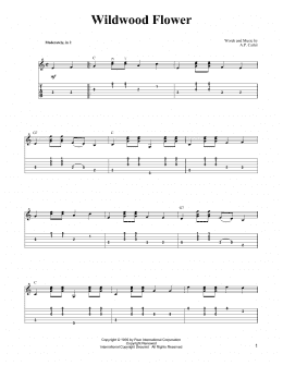 page one of Wildwood Flower (Solo Guitar)