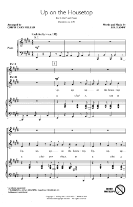 page one of Up On The Housetop (2-Part Choir)