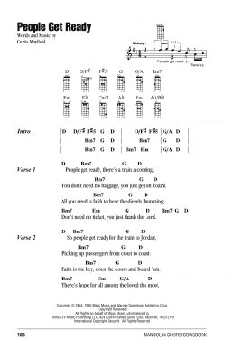 page one of People Get Ready (Mandolin Chords/Lyrics)