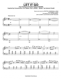 page one of Let It Go (from Frozen) (Piano Solo)