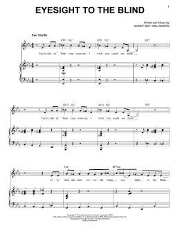 page one of Eyesight To The Blind (Piano & Vocal)