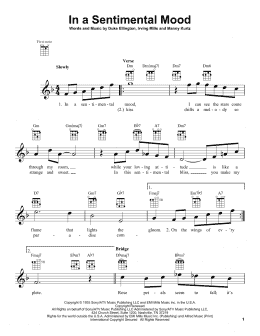 page one of In A Sentimental Mood (Ukulele)