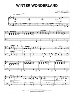 page one of Winter Wonderland (Piano Solo)