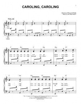 page one of Caroling, Caroling (Accordion)