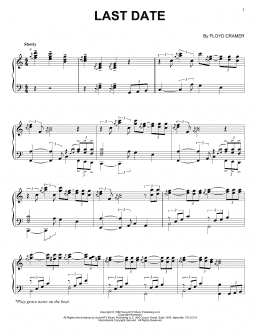 page one of Last Date (Piano Solo)