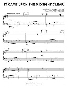 page one of It Came Upon The Midnight Clear (Piano Solo)