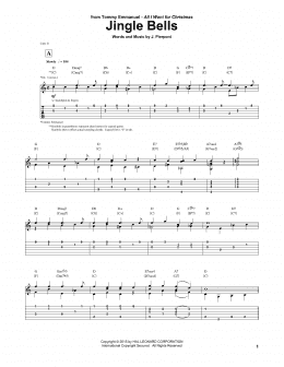 page one of Jingle Bells (Guitar Tab)