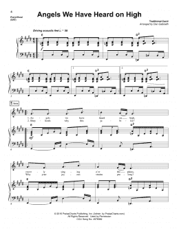 page one of Angels We Have Heard On High (Piano & Vocal)