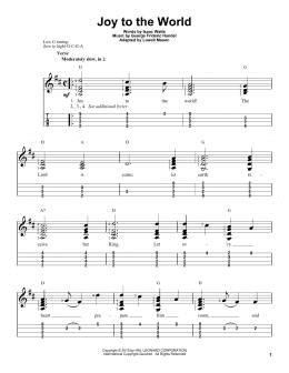 page one of Joy To The World (Easy Ukulele Tab)