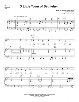 page one of O Little Town Of Bethlehem (Piano & Vocal)