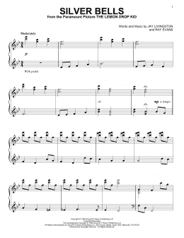 page one of Silver Bells (Piano Solo)