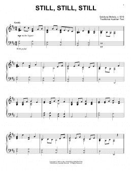 page one of Still, Still, Still (Piano Solo)