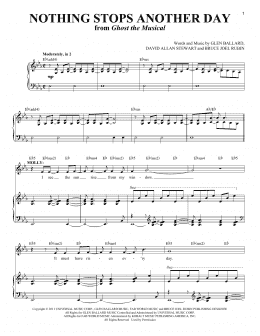 page one of Nothing Stops Another Day (Piano & Vocal)