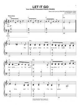 page one of Let It Go (from Frozen) (Accordion)