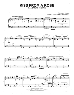 page one of Kiss From A Rose (Piano Solo)