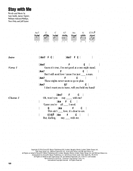 page one of Stay With Me (Guitar Chords/Lyrics)