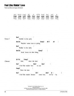 page one of Feel Like Makin' Love (Guitar Chords/Lyrics)