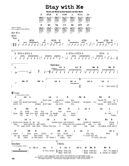 page one of Stay With Me (Guitar Cheat Sheet)