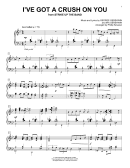 page one of I've Got A Crush On You (arr. Phillip Keveren) (Piano Solo)