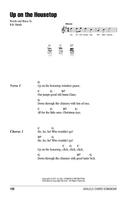 page one of Up On The Housetop (Ukulele Chords/Lyrics)