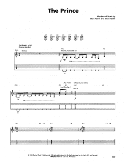 page one of The Prince (Guitar Tab)