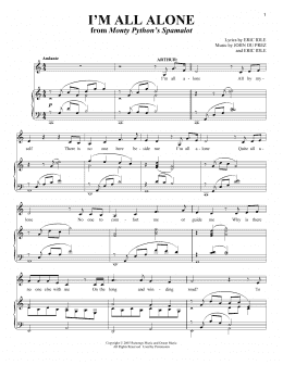 page one of I'm All Alone (Vocal Duet)