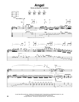 page one of Angel (Guitar Tab)