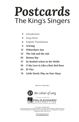 page one of O My Love Is Like A Red, Red Rose (SATB Choir)