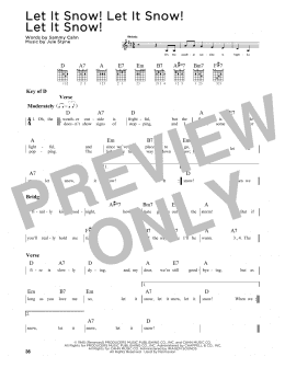 page one of Let It Snow! Let It Snow! Let It Snow! (Guitar Cheat Sheet)