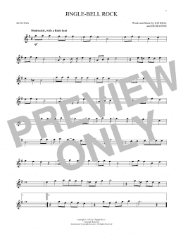 page one of Jingle Bell Rock (Alto Sax Solo)